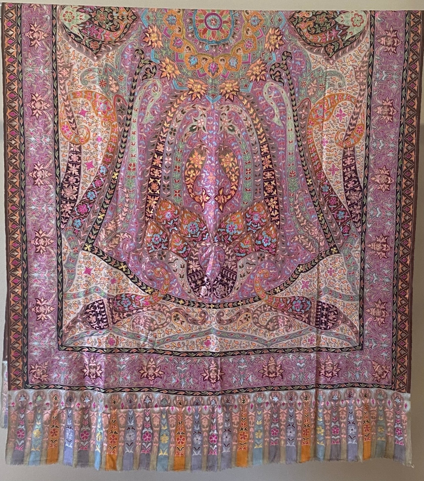 Kalamkari Pashmina - MANDALA 200x100 CM Indus Weavers