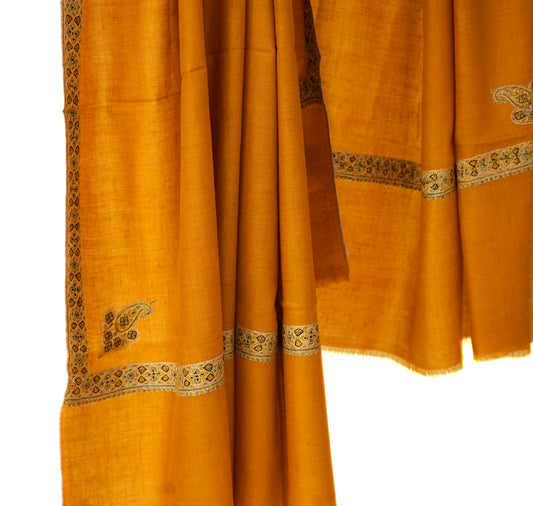 Pashmina - MUSTARD 200x100 CM Indus Weavers