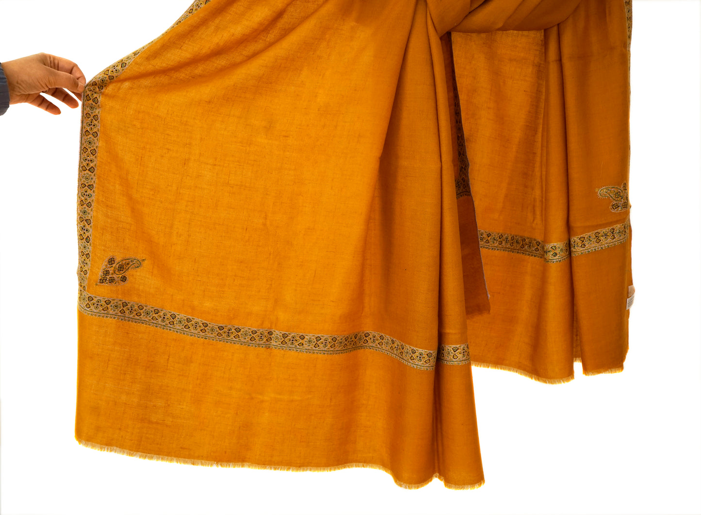 Pashmina - MUSTARD 200x100 CM Indus Weavers