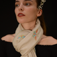 Undyed Hand Embroidered Pashmina - FLURTY 200x100 CM