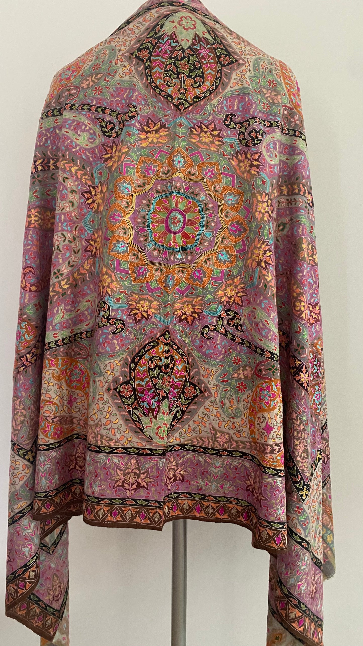 Kalamkari Pashmina - MANDALA 200x100 CM Indus Weavers