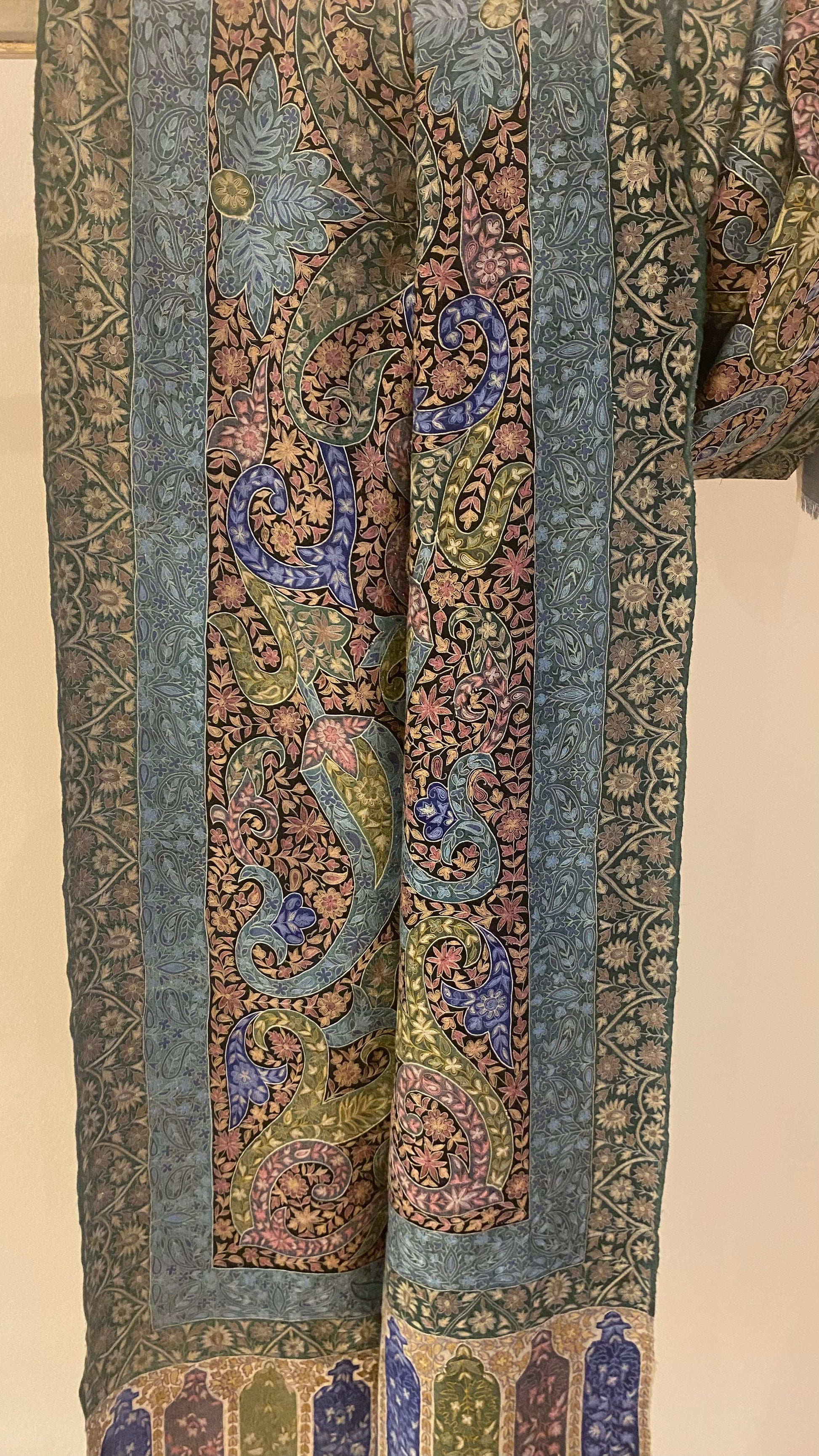 Kalamkari Pashmina - REGINA 209x102 cm Indus Weavers