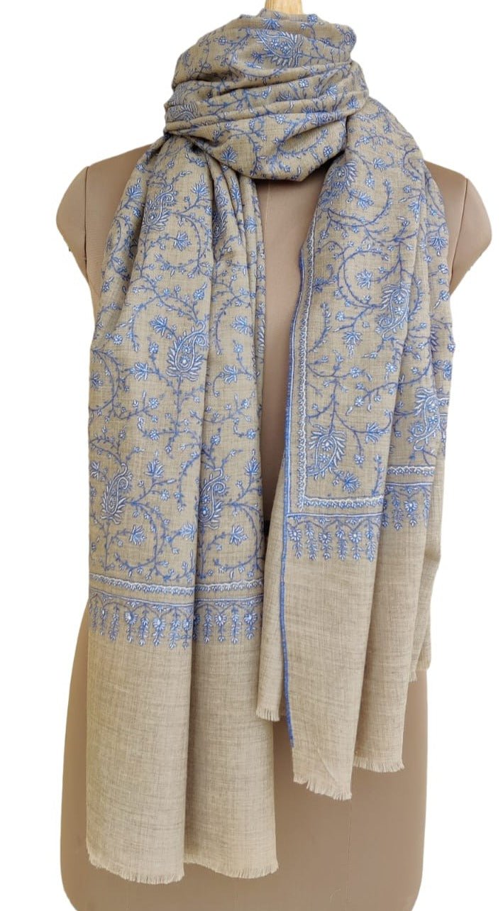 Jaal Pashmina - NEEL 200x100 cm Indus Weavers