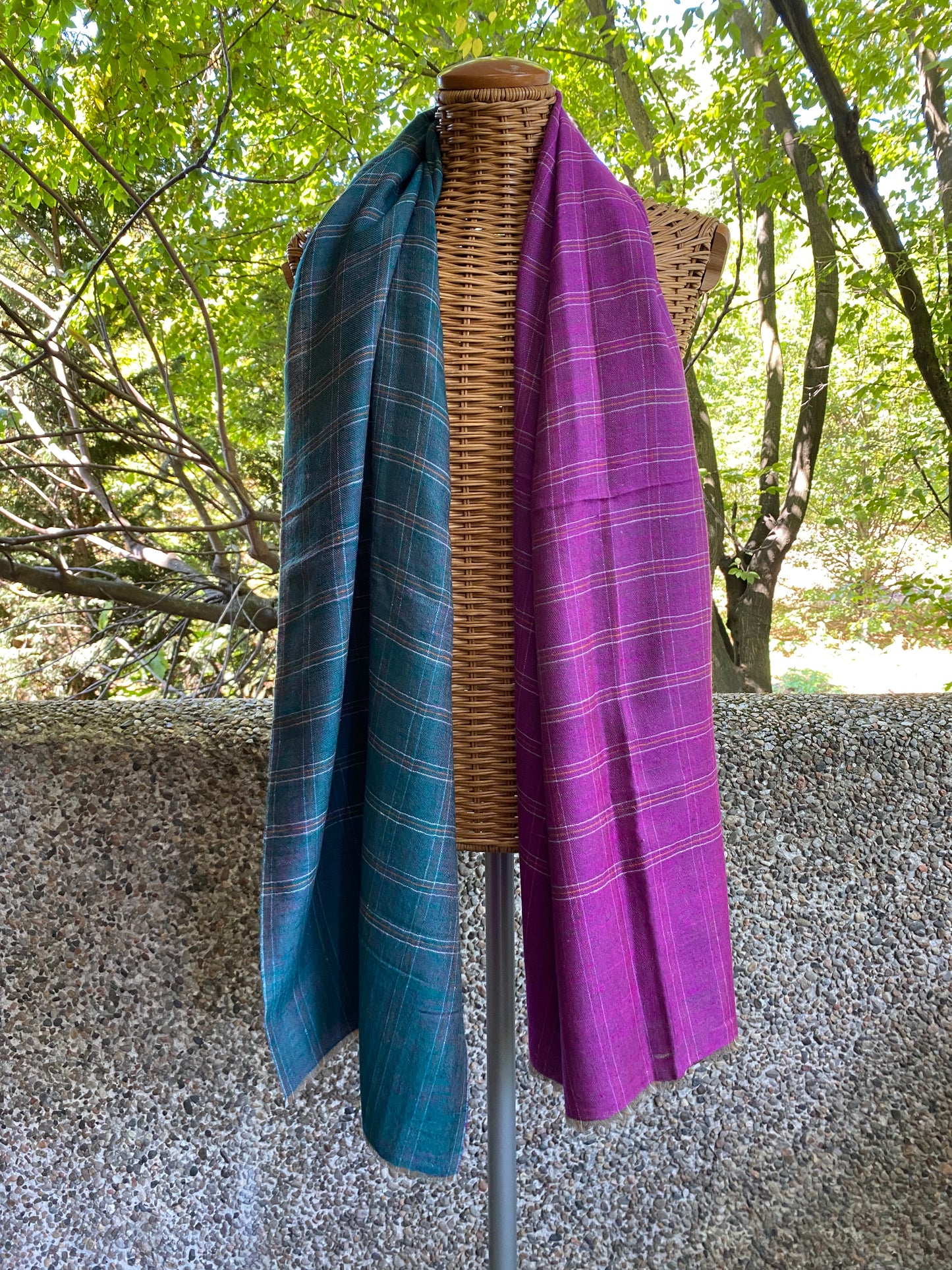 Reversible Check REBECCA - 200x100 cm Indus Weavers