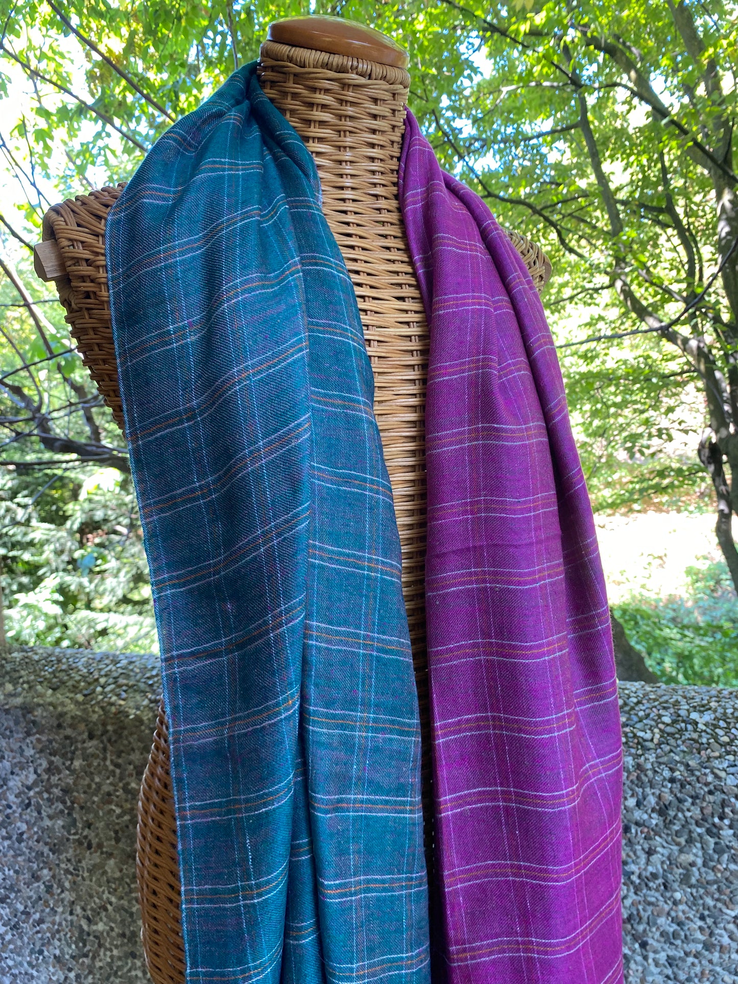 Reversible Check REBECCA - 200x100 cm Indus Weavers