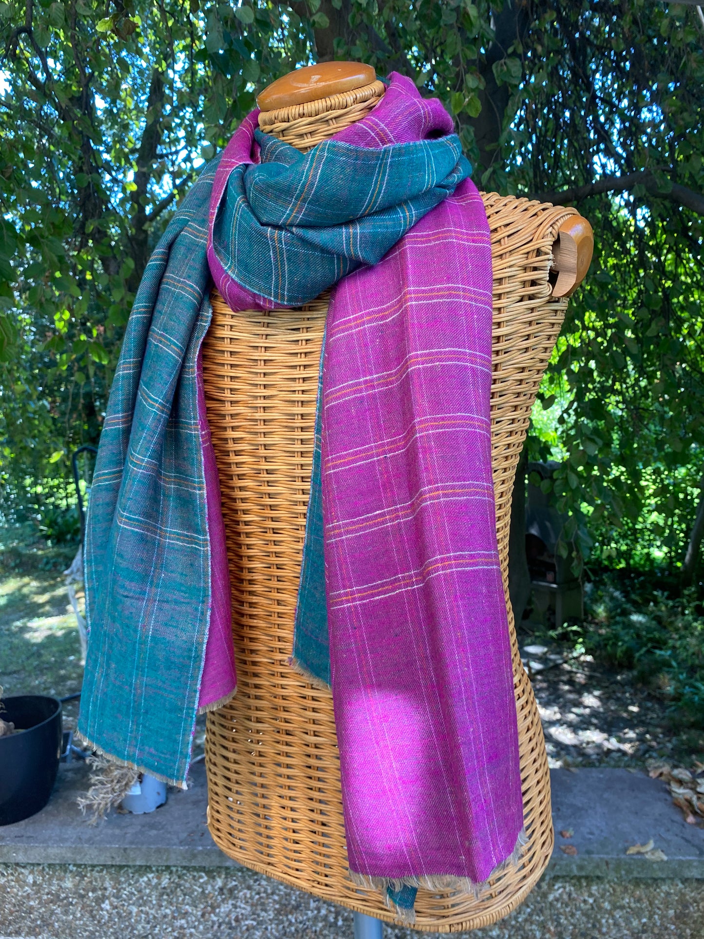 Reversible Check REBECCA - 200x100 cm Indus Weavers