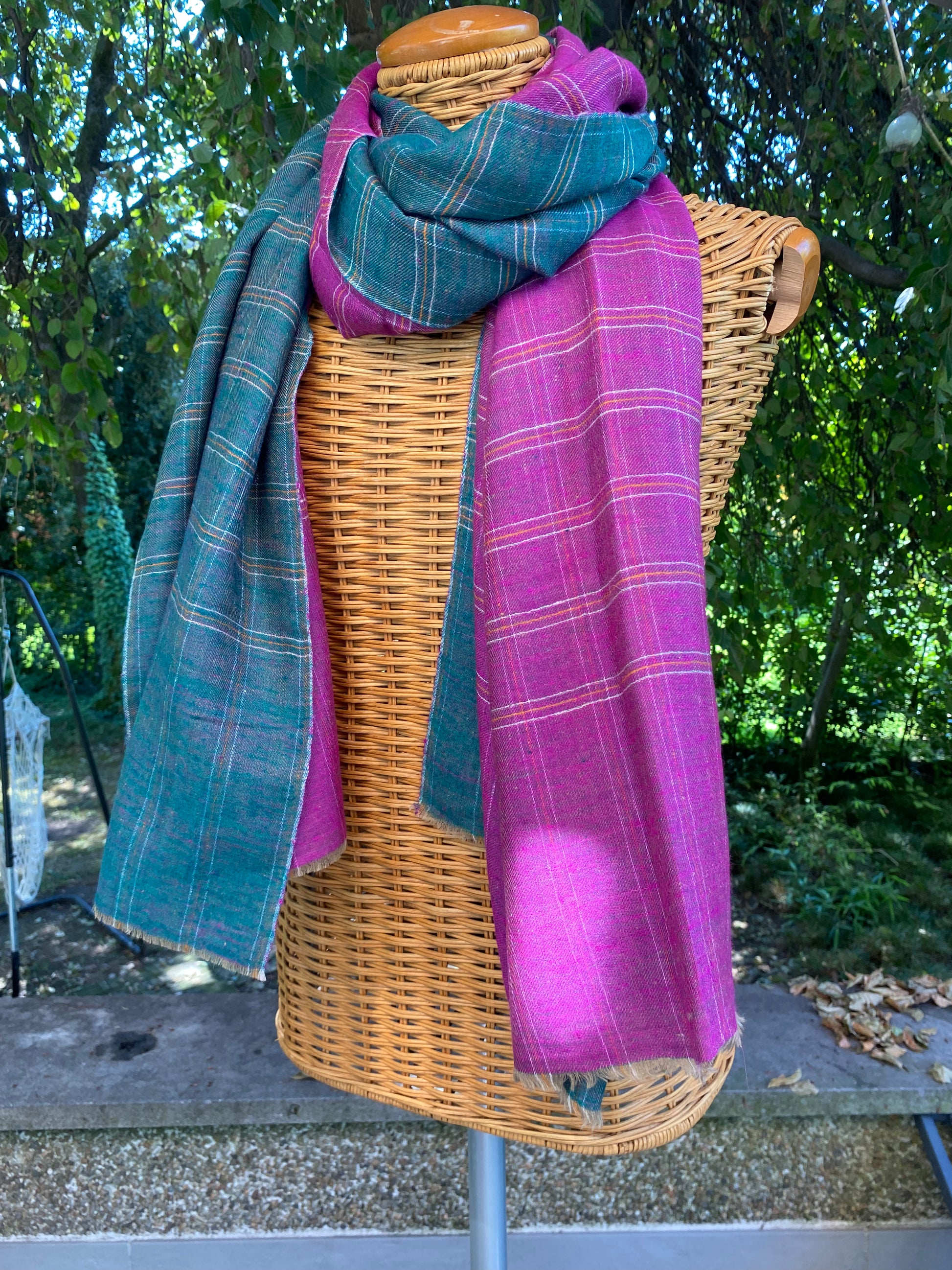 Reversible Check REBECCA - 200x100 cm Indus Weavers